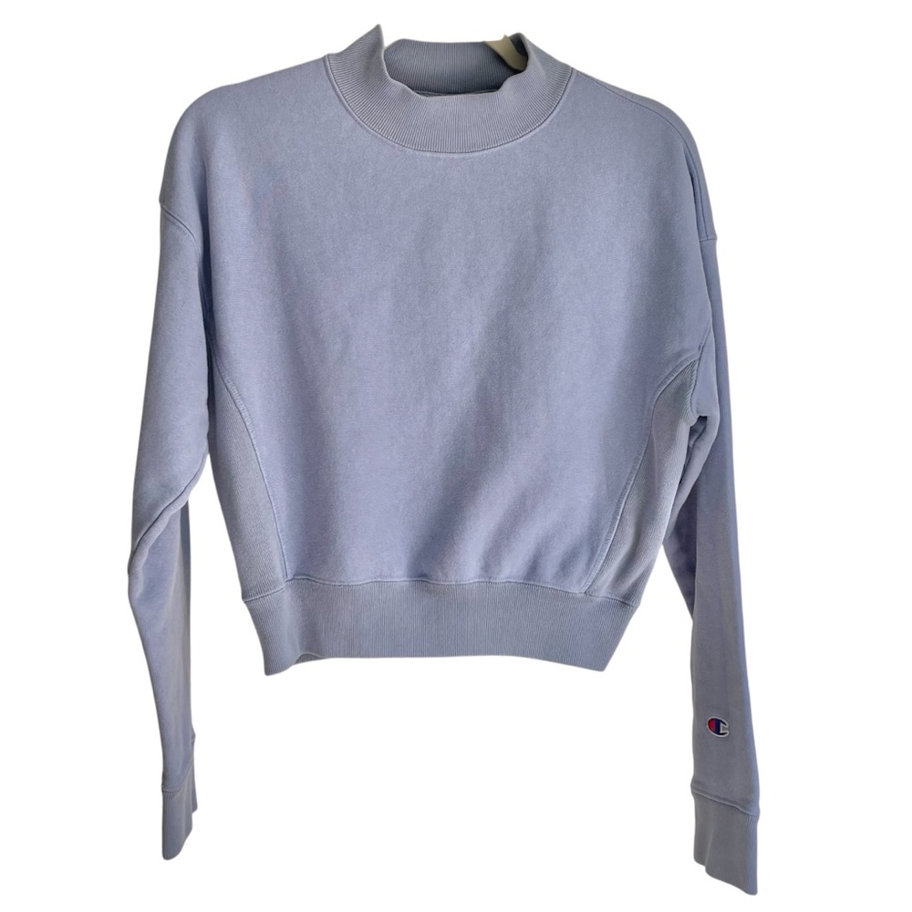 Champion Sky Blue Periwinkle Crewneck Sweatshirt - Picture 5 of 6